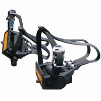 Schlaufenpedal mit Korb, Rennrad Pedale Haken u. Riemen