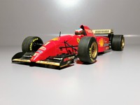 1:18 MINICHAMPS Ferrari 412 T2 in rot #1 Michael Schumacher 1996 * Aufzugsmotor