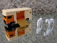 Matchbox Superfast Lesney No. 40 Horse-Box mit 2 Pferden