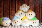 7PCS/LOT Snow White Seven Dwarfs Beanbag Tsum Tsum Mini Stackable Plush Toy New