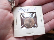 1940 S Lincoln Wheat Penny Cent Red Luster Bu Unc Uncirculated k
