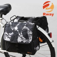 Doppel Gepäckträger Fahrrad Tasche Fahrradtasche Gepäcktasche Schnellverschluss