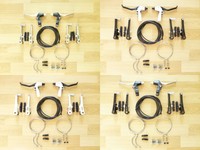 Fahrrad Bremse Bremsenset V-Brake Bremse Felgenbremse mit Hebel & Bremszug kompl