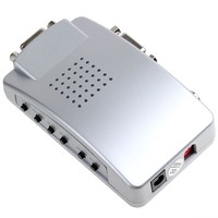 Pc Tv Konverter + Scart Adapter + USB, VGA, Cinch, S-Video Kabel