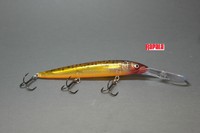 Rapala Deep Down Husky Jerk 12cm DHJ12 - GPSF Glass Purple Sunfire