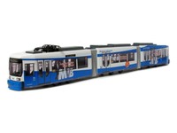 Rietze STRA01008 - Straßenbahn Adtranz GT6M-ZR MVG-Mainz Volksbank - 1:87