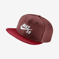 Nike SB Icon Snapback Base Cap Dunkles Cayenne Universitätsrot Freizeit Sport