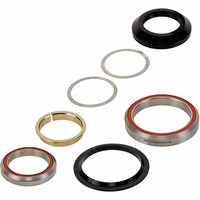 NECO Fahrrad Steuersatz 1 1/8" - 1,5" integrated voll integriert schwarz tapered