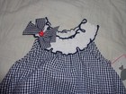 RARE EDITIONS ONE PIECE GIRLS OUTFIT SIZE 18M NAVY & WHITE NWT!!!