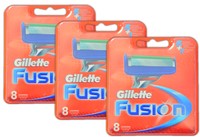 24 Stück Gillette Fusion Rasierklingen / Klingen 24er NEU & ORIGINAL !!!
