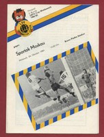 Orig.PRG   UEFA Cup  84/85  1.FC LOK LEIPZIG - SPARTAK MOSKAU  !!  SELTEN