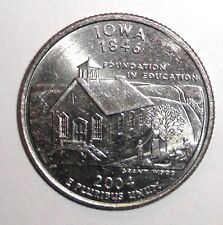 2004 Us State Quarter, 25 cents, Iowa Schoolhouse coin