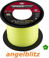 SpiderWire Stealth Yellow® je100 m -TOP- rund geflochtene High End Angelschnur