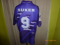 Real Madrid Kelme Auswärts Trikot 1994-1996 "Teka" + Nr.9 Suker Gr.XL- XXL