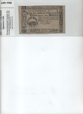 Colonial Currency – South Carolina 1777 - $3 ex-2002 Heritage Long Bch Lot 7723