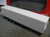 1/87 Herpa 3-Achs Gardinenplanenauflieger Auflieger 076302-002