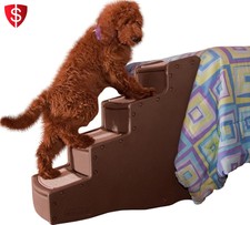 Pet Steps Stairs Ladder Portable Ramp Bed Climb Helper Dog Cat Animal 4 Step