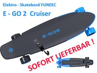 E-GO 2 Cruiser Elektro - Skateboard Long#Board YUNEEC, das Original