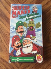 Super Mario Bros. Super Christmas Adventures! ( VHS ) RARE SEALED