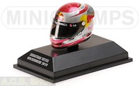 Arai Helmet Sebastian Vettel Hockenheim 2010 World Champion 1:8 Minichamps