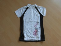 Damen Fahrrad Shirt Gr S weiß