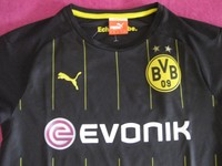 Puma BVB Borussia Dortmund Trikot Away Kinder 2015/16 Gr. 176 - Schwarz (745899)