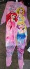 AME GIRLS DISNEY PRINCESS BLANKET SLEEPER PAJAMAS: SIZE 8