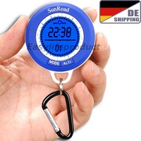 DE 8 in 1 Höhenmesser Kompass Barometer Höhe Thermometer Rücklicht -699 ~ 8991m
