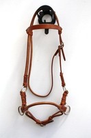 Sidepull Harnessleder Single Leather Noseband Side-Pull Western