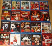 Blu Ray Posten/Paket/Sammlung Horror FSK 18 Zombie,Splatter 