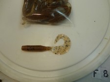 Bulk 4 1/4" Curly Tail Grub, Pumpkinseed, 40 Count (New Other)