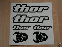 THOR Aufkleber Set Sticker Moto Cross Dirt Bike Pocket Supermoto Racing Tuning