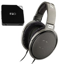 Sennheiser HD650 Stereo Headphones With FiiO E6 Portable Headphone Amplifier