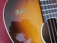 Höfner Akustikgitarre, Country Look, sehr selten von ca.1970!