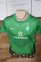 Nike SV Werder Bremen Trikot 2011/12 Grün Spielertrikot Größe Jugend L 152-162cm