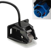 Lowrance Heckgeber für Geschwindigkeit und Temperatur. Blauer Stecker