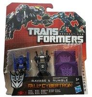TRANSFORMERS GENERATION ROBOTER RAVAGE & RUMBLE FALL OF CYBERTRON NEU / OVP 