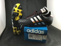 Vintage Adidas Attacker UK 8/ 42 80s 90s Predator mania World Cup ball 