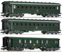Roco H0 64743 64744 64350 Personenwagen 2x 2.Kl + Gepäckwagen SNCF Ep.4 NEU OV