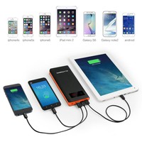 3 USB 30000mAh Powerbank Externer Ladegerät Smartphone Batterie Zusatzakku Handy