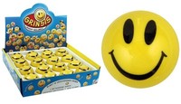 Grinsis Smiley Ball Leuchtrollball Gleitball mit Licht und Farbwechsel Smilie