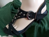 Damen Schuhe Sandalen Sandaletten schwarz Grösse 39 Marco Tozzi gebraucht