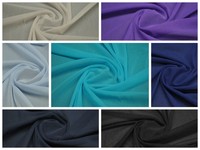 STOFF MESH POLYAMID UNI - VERSCHIEDENE FARBEN - METERWARE! MESH JERSEY UNI!