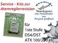 5er Set - Revisionskit / Travelkit / Servicekit  für Apeks 1ste Stufen