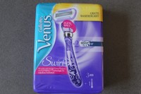 Geschenkset: Gillette Venus Swirl Rasierer + 3 Klingen, für Damen