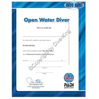 PADI Certificate - Open Water Diver Diver  -  40060