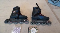 6 in 1 Komplettset : K2 Power x 5,0 Inline Skates Größe 42, US 9,0, UK 8,0