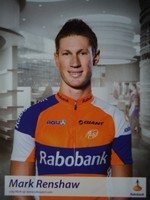 Mark Renshaw Rabobank 2012 Autogrammkarte