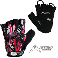 Damen Gel Fahrradhandschuhe Fahrrad Bike Rad Handschuhe Attono