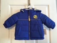 CARTER'S Boy Ski/Snowboard Jacket 6TO 9  MONTHS COAST HOODED